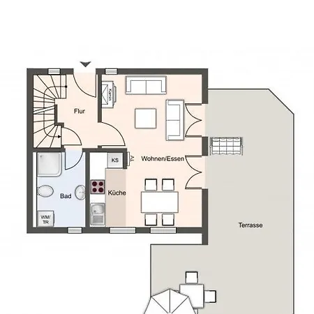 Tatil Evi Quartier Deich-4 Quartier Deich 4 Beachside Sankt Peter-Ording